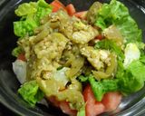 Foto del paso 6 de la receta: Ensalada de berenjenas en escabeche (1) tomate y lechuga
