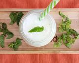 A picture of step 4 of Mint Lassi 💚🥛🇮🇳🇵🇰.