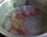 A picture of step 1 of Baked potato with peshawri chicken soup.