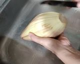 Foto langkah ke 1 dari resep Gulai Pedas Jantung Pisang.
