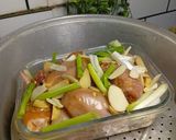 Foto langkah ke 4 dari resep Ayam Kukus Jahe.