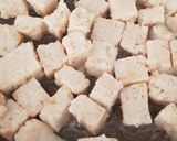 A picture of step 3 of Stir Fried Steamed Radish Cake.