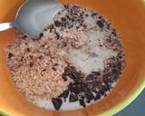 Foto del passaggio 2 della ricetta Mug cake inversa al cioccolato e mandorle 🍵🍫