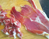 Foto del paso 4 de la receta: Guisantes frescos con jamón
