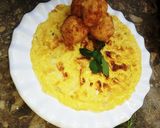 A picture of step 4 of Yam balls.