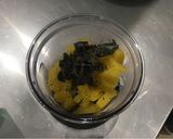 A picture of step 4 of Gnocchi with squash & sage purée.