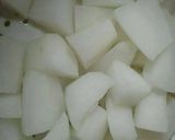 Hình bước làm 2 của món Thịt kho củ cải