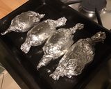 Une image de l'étape 4 de Pommes de terre blue belle au four crème ciboulette citron.
