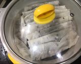 A picture of step 6 of Bánh cuốn Using Spring Roll Wrappers.
