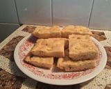 Foto del paso 7 de la receta: Fainá de queso brie y morrón rojo, verde🫑🧀