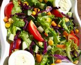 A picture of step 2 of Lettuce Salad.