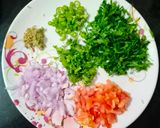 A picture of step 2 of Savoury Veggie Pancakes.