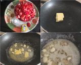 A picture of step 1 of Paneer Makhni.