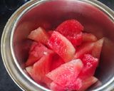 A picture of step 2 of Watermelon lemondo.