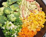 Krémes, zöldséges fusilli (vegán) recept fázis 1 fotója