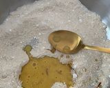 A picture of step 3 of Badam Puri.