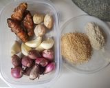 Foto langkah ke 2 dari resep Ayam Goreng + Tahu Tempe Sambal.