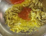 A picture of step 4 of Veg Sizzling Sweet Corn Rice.