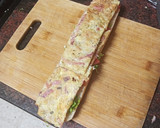 Foto del paso 3 de la receta: Día de picnic: Bocadillo de tortilla y Bocadillo de atún y maíz