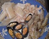 Foto del paso 3 de la receta: Fideos a la cazuela con pescado y marisco