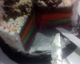 Foto langkah ke 4 dari resep Steamed Rainbow cake ala bunda Tintin.