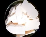 A picture of step 1 of Thandie white chocolate.