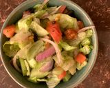 A picture of step 5 of Greens Salad.