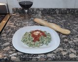Foto del paso 7 de la receta: Fideos de espinaca