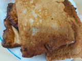 Szafi Ch csökkentett gluténmentes lángos, káposztával töltve