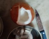 A picture of step 1 of Coconut chutney.