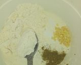 A picture of step 1 of Homemade garlic bhajia with juic.