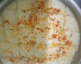 A picture of step 4 of Farali dhokla.