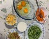 Foto del paso 1 de la receta: Pastel de brócoli con zanahoria