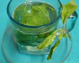 A picture of step 2 of Tulsi Water (Holy Basil / Indian Basil).