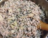 A picture of step 8 of Whole Wheat Käsespätzle with Mushrooms.