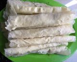 Foto langkah ke 2 dari resep Lumpia pisang keju.