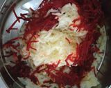 A picture of step 1 of Banana - Beetroot rolls.