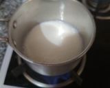 A picture of step 6 of Chocolate-Vanilla Pudding Shots.