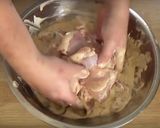 A picture of step 3 of Chicken Gyros.