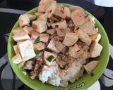 臭豆腐炒絞肉的食譜步驟5照片