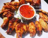A picture of step 2 of Peri peri chicken wings.