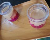 Foto langkah ke 5 dari resep Dessert Buah Naga Kopi.