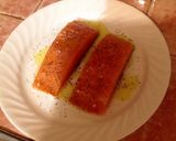 Foto del paso 1 de la receta: Salmón con salsa de cilantro