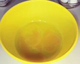 A picture of step 1 of Chocolate sponge.
