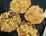 A picture of step 3 of Kadali Fula Bhaja (Banana Flower fry).