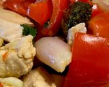Une image de l'étape 3 de Poulet, poivron et coriandre.
