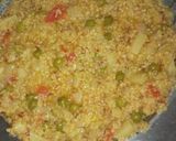 A picture of step 8 of Dalia upma.