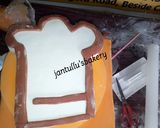 A picture of step 15 of Vanilla fondant cake.