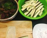 Hình bước làm 1 của món Cà Tím Cuộn Phù Trúc