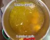 A picture of step 6 of Double lemon chicken with cheat’s preserved lemon.